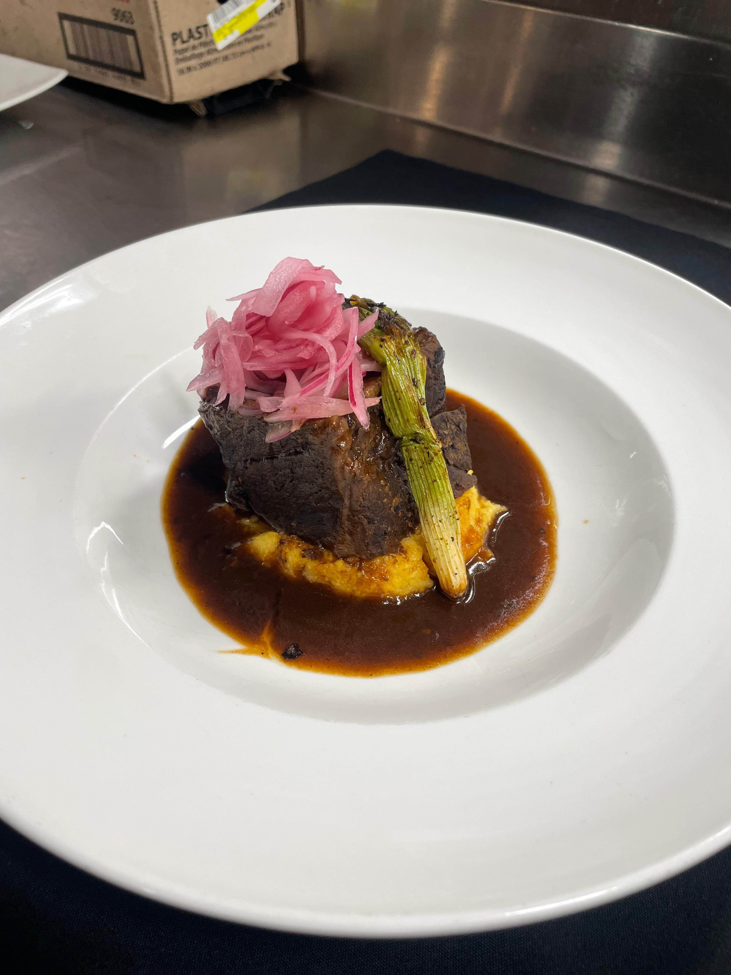 Braised beef